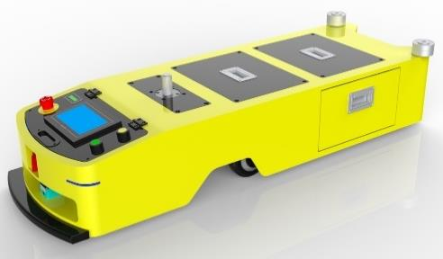 單驅(qū)動單向潛伏牽引式AGV（270DX-001）